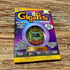 GigaPet “Star Cat & Compu Kitty” 2 n 1 Virtual Pet Kids Learning